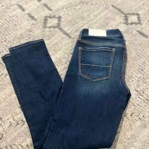 American Eagle Outfitters Dark Blue Skinny Jeans